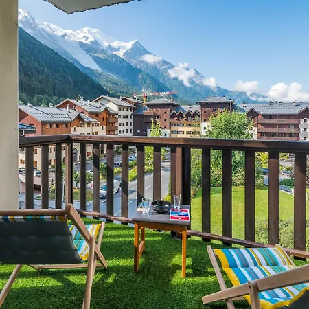 Joli Vue Mont Blanc 3 Balcons Et Parking - Welkeys * Шамони